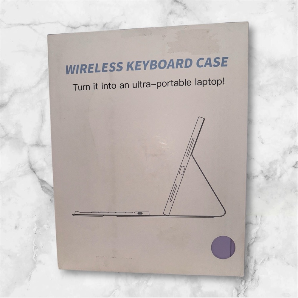 Wireless Keyboard Case - Purple NIB (never used)